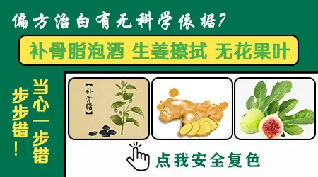 白醋加姜片能不能治白斑