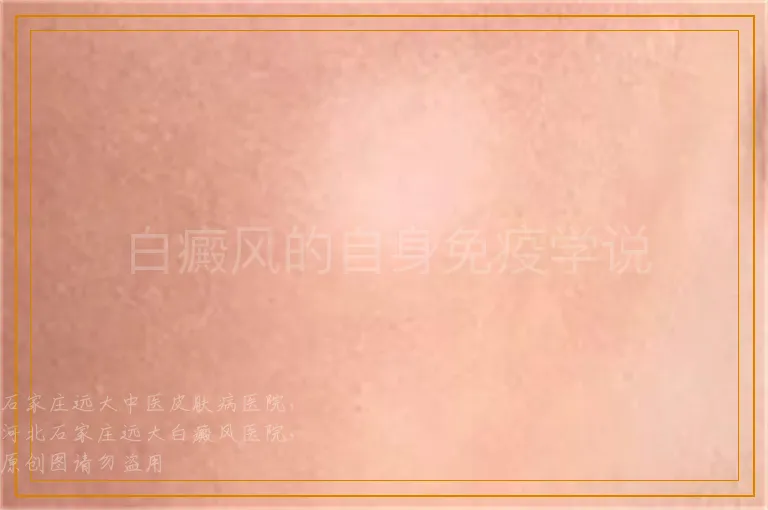 白癜风的自身免疫学说